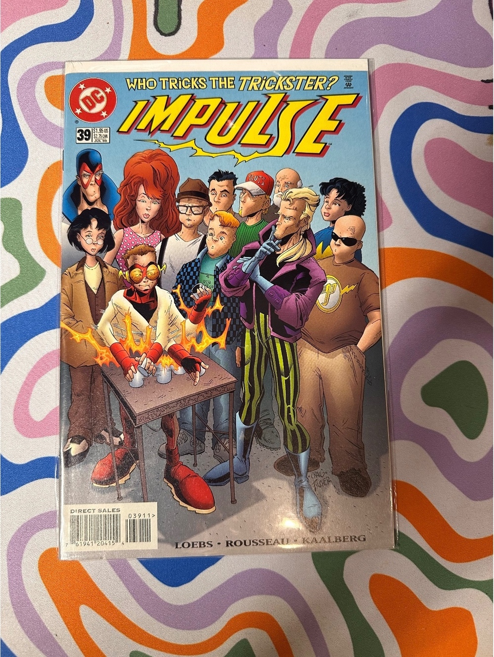 Impulse The Secret Origin of Bart Simpson comic book